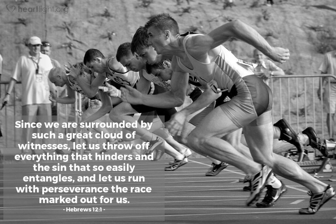 A great cloud of witnesses.