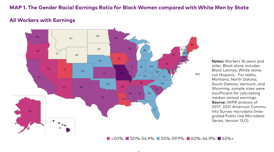 IWPR Says Black Women Annually Earn $20,702 Less Than Their White Male Counterparts